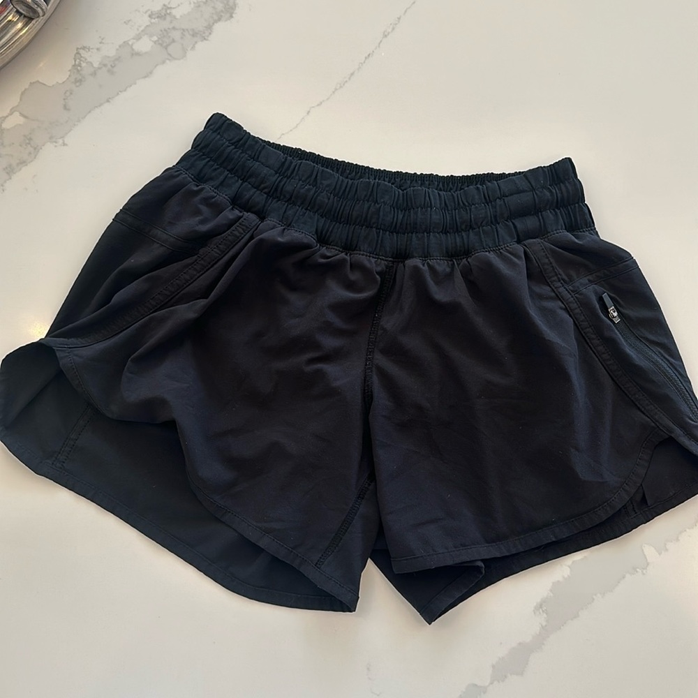Black Lululemon Running Shorts